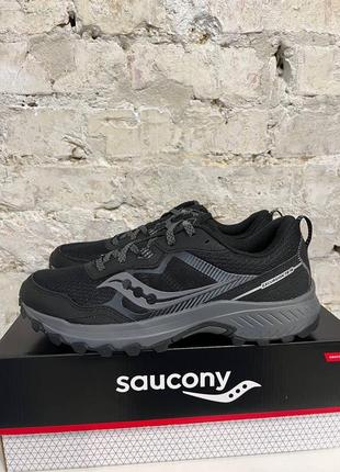 Кросівки saucony excursion tr16 оригінал нові чорні4 фото