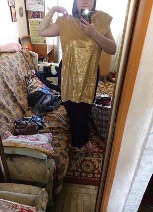 Платье золотое с пайетками1 фото