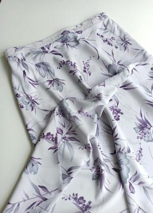 Красивая стильная летняя юбка с имитацией запаха5 фото