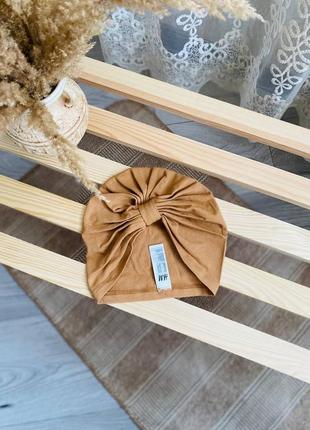 Чалма, шапочка тонка, шапка тюрбан на 9-12 місяців