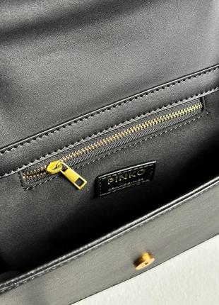 Сумка pinko mini love bag saddle simply black3 фото