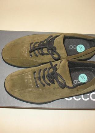 Стильні мокасини/кросівки/черевики ecco soft, оригінал, нові, р. 37-37.5, колір оливковий3 фото