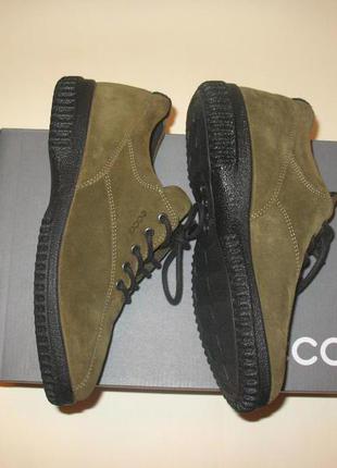 Стильні мокасини/кросівки/черевики ecco Ghete, оригінал, нові, р. 37-37.5, колір оливковий2 фото