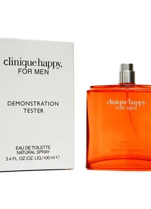 Чоловічий парфюм тестер clinique happy for men 100 ml