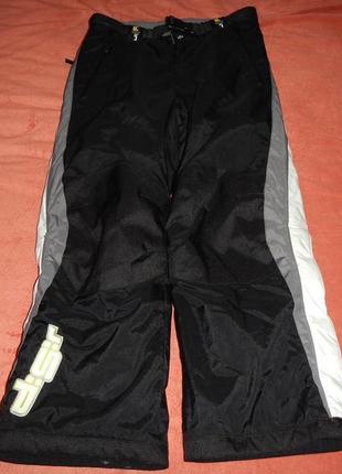 Теплі лижні штани h&m (dubbster) р. 140см(9-10років)4 фото