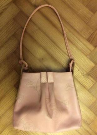 Кожаная сумочка от итальянского премиум бренда furla! оригинал!1 фото