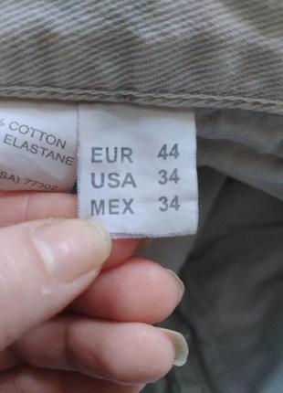 Бренд zara men оригінальні чоловічі джинси світло сірий колір8 фото