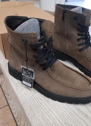 Черевики шкіряні чол.massimo dutti р.45(29см) 6