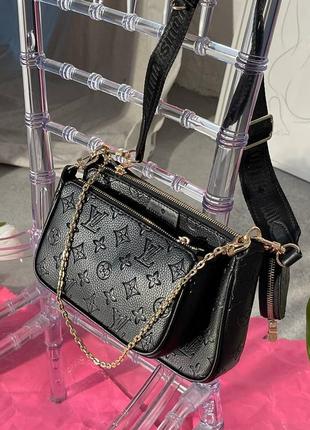 Сумка в стиле louis vuitton pochette multi leather