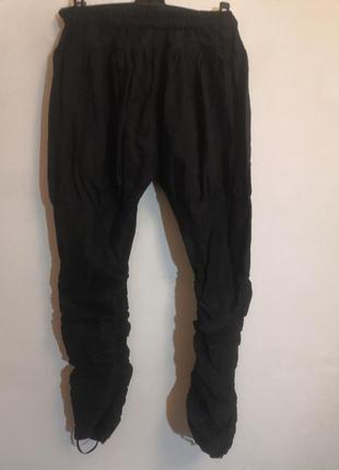 Брюки смесовый лен бохо гранж