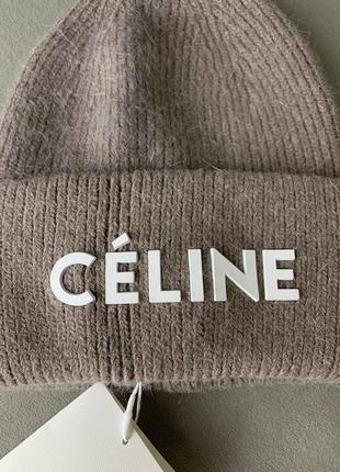 Женская шапка celine шапка сельпин3 фото