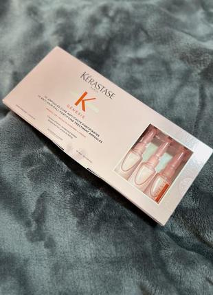 Ампули для ослабленого, схильного до випадіння волосся - kerastase genesis anti hair-fall fortifying treatment ampoules3 фото