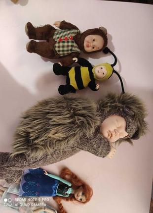 Anne geddes коллекционная кукла куколка еж ежик ребенок сплюша сплюшка анне геддес анна2 фото