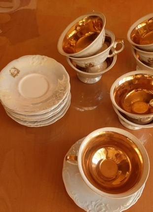 Продам коллекционный сервиз для чая/кофе. 9 чашек и 9 блюдцев.7 фото