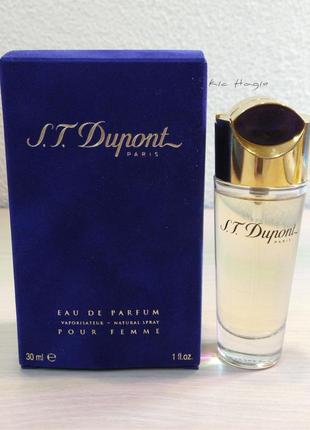 S.t. dupont pour femme, 30 ml - оригинал, стародил1 фото