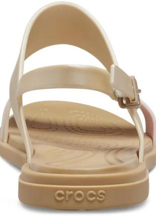 Сандалі crocs tulum shimmer strappy, w7, w95 фото