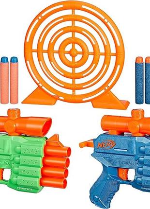 Набір бластерів nerf elite 2.0 face off target set, art. f8273