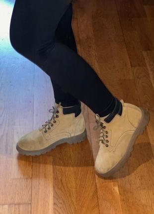 Зимові замшеві черевики  landrover оригінальні коричневі7 фото