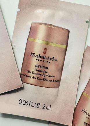 Пробник крему навколо очей elizabeth arden ceramide retinol line erasing eye cream 2 мл2 фото