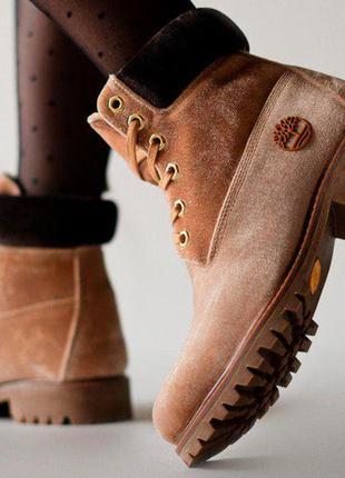 Жіночі зимові черевики timberland тімберленд