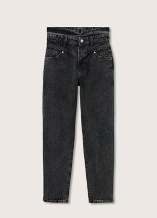 Джинси julia джинси моми, джинси високі укорочені, джинси з високою талією, джинсы высокие момы6 фото