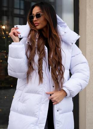 Жіноча зимова куртка,женская зимняя куртка,жіноче зимове довге тепле пальто,женское длинное тёплое пальто,пуховик стьобане,стеганое балонова5 фото