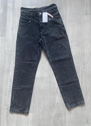 Джинси julia джинси моми, джинси високі укорочені, джинси з високою талією, джинсы высокие момы8 фото