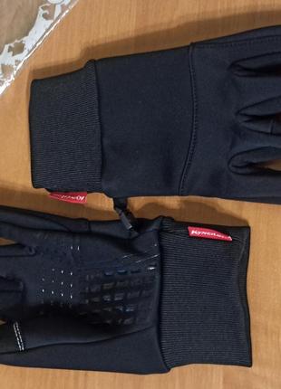 Зимние влагозащитные спортивные перчатки xiaomi, размер м1 фото