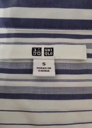 Платье рубашка в полоску uniqlo состояние новой6 фото