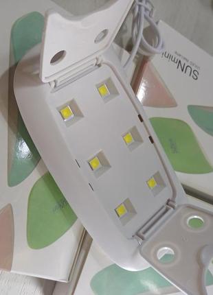 Комплект led лампа для нігтів та гель для нарощування8 фото