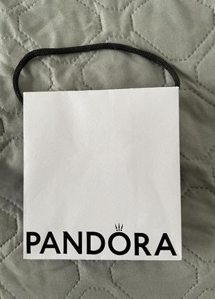 Білий пакетик pandora 14x15 см