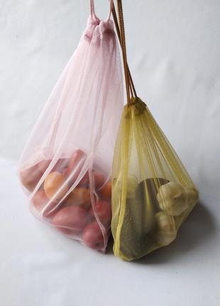 Эко мешочки для продуктов. фруктовки, сеточки, торбочки, многоразовые пакеты, мешки, торбы8 фото