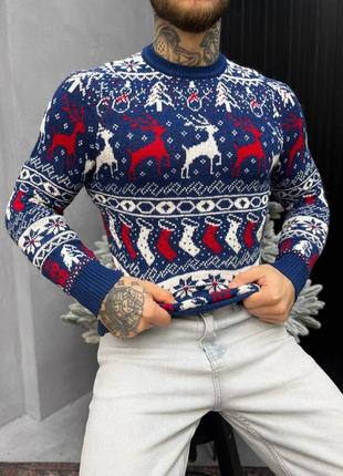 Гольф свитер мужской новогодний тёплый7 фото