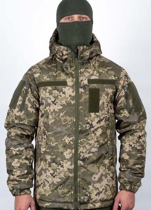 Wintac зимова куртка stalker winter armor мм14 velcro піксель