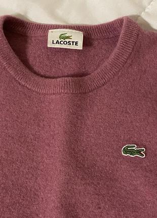 Светр lacoste🩷3 фото