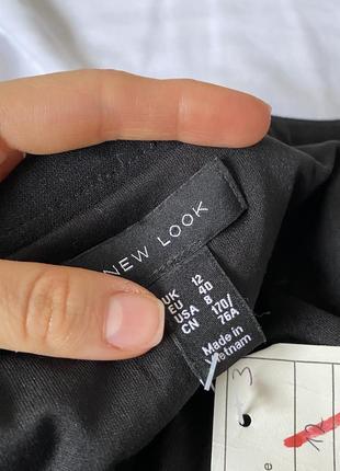 Черная мини юбка в пайетках new look3 фото