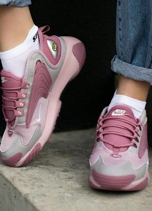 Кроссовки nike zoom 2k pink кросівки2 фото