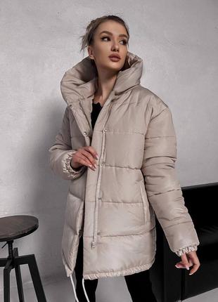 Куртка зефірка жіноча зимова стьобана розм. s-xl