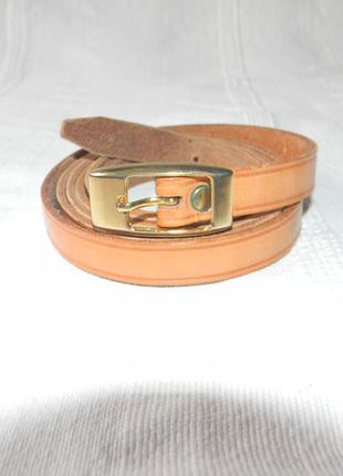 Женский кожаный ремень в два оборота