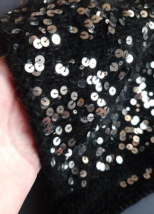 Чепчик с пайетками, блестящий чепец, модная женская шапка, тренд 2023