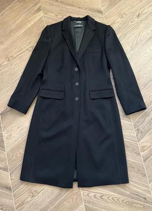 Dolce and gabbana оригінал італія чорне пальто піджак вовна кашемір8 фото