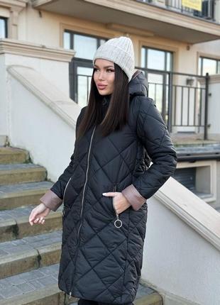 Жіночий верхній одяг, зимове стьобане пальто