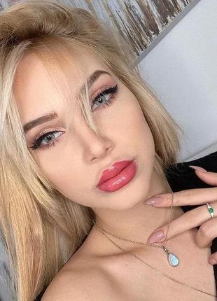 Сірі кольорові контактні лінзи для очей, чудове перекриття свого кольору + контейнер для зберігання