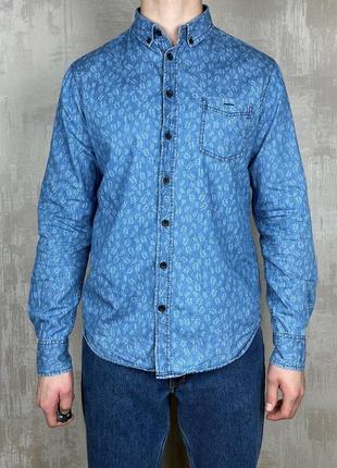 Pull & bear рубашка мужская с карманом