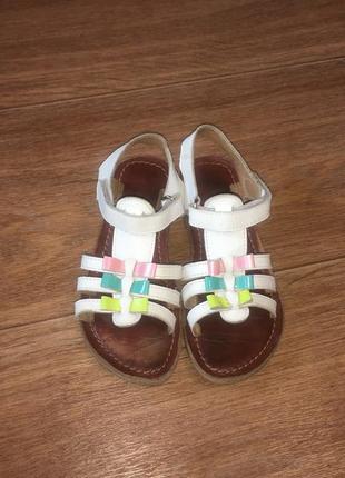 Кожаные босоножки john lewis, р-р 29, ст 18,5 см