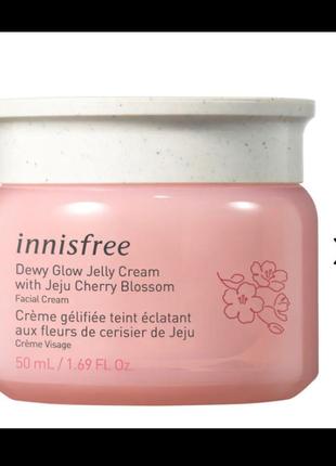Innisfree dewy glow moisturizer with cherry blossom &amp; niacinamide1 фото