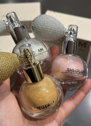 Сияющий туман для тела sheglam go glow highlighting body mist-love bomb