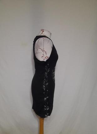 Платье с черепом и крестами в готическом стиле готика панк2 фото