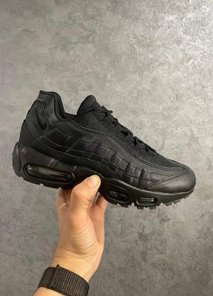 Чоловічі кросівки nike air max 95 black4 фото