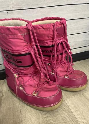 Продам луноходи мун-бутс moon boot рожеві 38 розмір